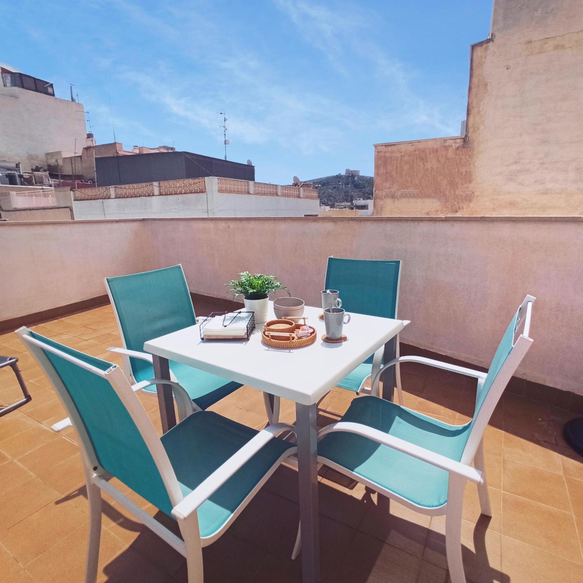 アギラスAvenida Principal - Gran Terraza Con Parking - By Aloha Palmaアパートメント エクステリア 写真