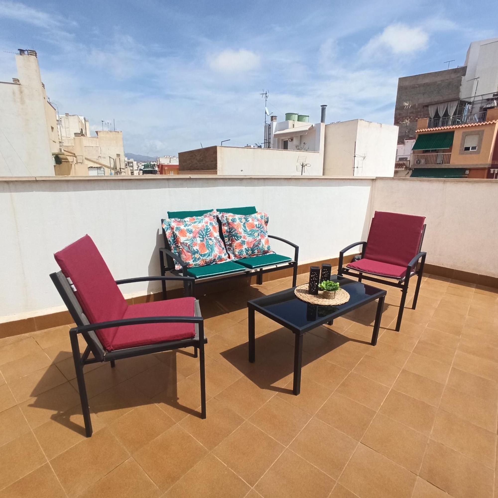 アギラスAvenida Principal - Gran Terraza Con Parking - By Aloha Palmaアパートメント エクステリア 写真